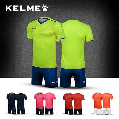 KELME卡尔美 足球服套装男成人光板正品 比赛定制球衣训练服KMC160027