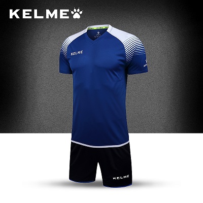 KELME卡尔美 正品足球训练服短袖套装团购定制队服速干球衣比赛服K16Z2007