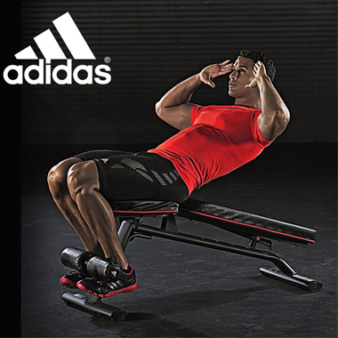 阿迪达斯ADIDAS ADBE-10235 多功能哑铃凳哑铃椅 仰卧起坐板 健腹肌板 健身器材