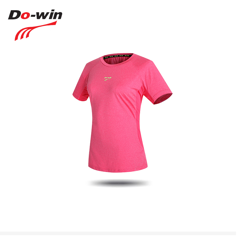 多威Dowin 女子短袖圆领衫 马拉松跑步训练运动T恤女36413