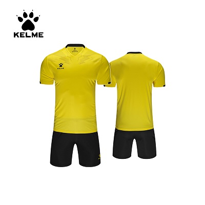 kelme卡尔美 新款短袖足球服套装男 成人比赛训练定制球衣3891049